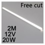 XXLED Lampada lineare a LED - EASY CONNECT - 2 metri - 20W 12V - Soluzione di misurazione professionale - immagine prodotto