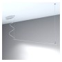 XXLED Suspension Lampe Linéaire - MILANO ARGENT - 0,5 m - 1 m - 1,5 m - 2 m - IP20