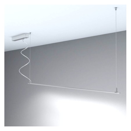 XXLED Suspension Lampe Linéaire - MILANO ARGENT - 0,5 m - 1 m - 1,5 m - 2 m - IP20