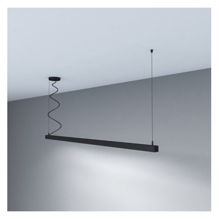 XXLED Suspension Linearlampe - MÜNCHEN MINI NOIR - 0,44m - 0,94m - 1,44m - 1,94m - IP54- Dimmable
