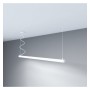 XXLED Suspension Linearlampe - MÜNCHEN MINI BLANC - 0,44m - 0,94m - 1,44m - 1,94m - IP54- Dimmable