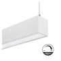 XXLED Suspension Linearlampe - MÜNCHEN MINI BLANC - 0,44m - 0,94m - 1,44m - 1,94m - IP54- Dimmable - vue détaillée