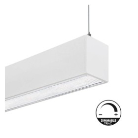 Sospensione Linearlampe - MÜNCHEN MINI BIANCO - 0,44m - 0,94m - 1,44m - 1,94m - IP54- Dimmerabile