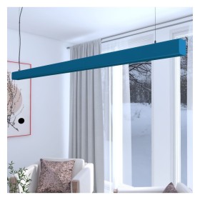 Lampada a sospensione lineare LED - ANTONIUS Blu azzurro - 0,5 m - 1m - 1,5m - 2m - Dimmerabile