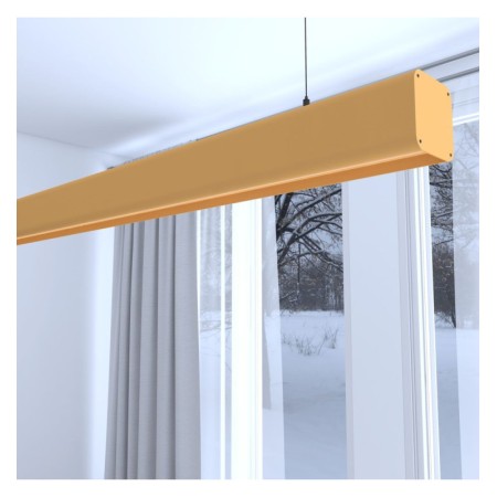 XXLED Suspension linéaire LED - ANTONIUS jaune pastel - 0,5 m - 1m - 1,5m - 2m - Dimmable