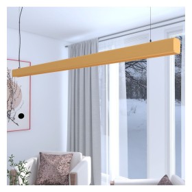 Sospensione lineare a LED - ANTONIUS giallo pastello - 0,5 m - 1m - 1,5m - 2m - Dimmerabile