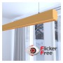 XXLED Suspension linéaire LED - ANTONIUS jaune pastel - 0,5 m - 1m - 1,5m - 2m - Dimmable - vue technique