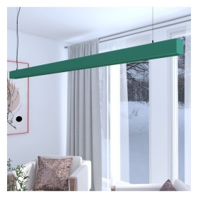 Lampada a sospensione lineare LED - ANTONIUS Verde patinato - 0,5 m - 1m - 1,5m - 2m - Dimmerabile