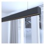 XXLED Linearlampe Pendelleuchte LED - ANTONIUS SCHWARZ - 0,5 m - 1m - 1,5m - 2m - Dimmbar