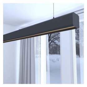 XXLED Suspension linéaire LED - ANTONIUS NOIR - 0,5 m - 1m - 1,5m - 2m - Dimmable