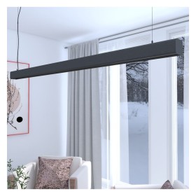 Sospensione lineare LED - ANTONIUS NERO - 0,5 m - 1m - 1,5m - 2m - Dimmerabile