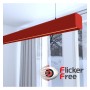 XXLED Suspension LED Linearlampe - ANTONIUS Rouge Tomate - 0,5 m - 1m - 1,5m - 2m - Dimmable - vue technique