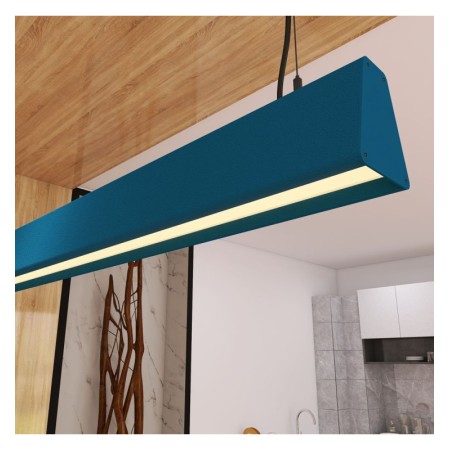 XXLED Suspension LED Linearlampe - CARMEN Bleu Azur - 0,5 m - 1m - 1,5m - 2m - Dimmable