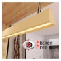 XXLED Suspension LED Linearlampe - CARMEN ivoire - 0,5 m - 1m - 1,5m - 2m - Dimmable - vue technique