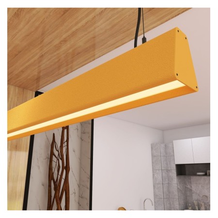XXLED Linearlampe Pendelleuchte LED - CARMEN pastellgelb- 0,5 m - 1m - 1,5m - 2m - Dimmbar