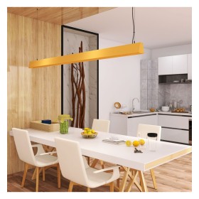 Sospensione LED Linearlampe - CARMEN giallo pastello - 0,5 m - 1m - 1,5m - 2m - Dimmerabile