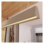 XXLED Linearlampe Pendelleuchte LED - CARMEN steingrau- 0,5 m - 1m - 1,5m - 2m - Dimmbar