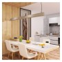 XXLED Linearlampe Pendelleuchte LED - CARMEN steingrau- 0,5 m - 1m - 1,5m - 2m - Dimmbar - Detailansicht