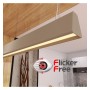 XXLED Linearlampe Pendelleuchte LED - CARMEN steingrau- 0,5 m - 1m - 1,5m - 2m - Dimmbar - technische Ansicht