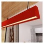 XXLED Linearlampe Pendelleuchte LED - CARMEN Tomatenrot - 0,5 m - 1m - 1,5m - 2m - Dimmbar