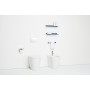 LAUFEN Kartell Standbidet mit 1 Hahnloch - technische Ansicht