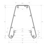 XXLED Linearlampe Pendelleuchte LED - CARMEN Tomatenrot - 0,5 m - 1m - 1,5m - 2m - Dimmbar - Detailansicht