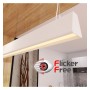 XXLED Linearlampe Pendelleuchte LED - CARMEN Weiss - 0,5 m - 1m - 1,5m - 2m - Dimmbar - technische Ansicht