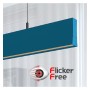XXLED Linearlampe Pendelleuchte LED - LOLA Azurblau - 0,5 m - 1m - 1,5m - 2m - Dimmbar - technische Ansicht