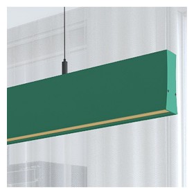 XXLED Linearlampe Pendelleuchte LED - LOLA Patinagrün - 0,5 m - 1m - 1,5m - 2m - Dimmbar