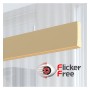 XXLED Lustre linéaire LED - LOLA ivoire structurel - 0,5 m - 1m - 1,5m - 2m - Dimmable - photo produit