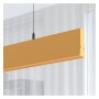 XXLED Suspension LED Linearlampe - LOLA Structure Jaune Pastel - 0,5 m - 1m - 1,5m - 2m - Dimmable
