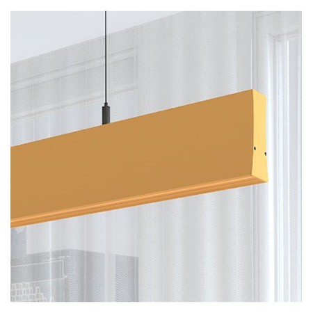 XXLED Suspension LED Linearlampe - LOLA Structure Jaune Pastel - 0,5 m - 1m - 1,5m - 2m - Dimmable