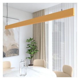Sospensione LED Linearlampe - LOLA Struttura Giallo Pastello - 0,5 m - 1m - 1,5m - 2m - Dimmerabile