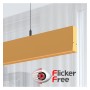 XXLED Suspension LED Linearlampe - LOLA Structure Jaune Pastel - 0,5 m - 1m - 1,5m - 2m - Dimmable - vue technique