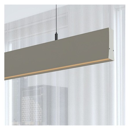 XXLED Linearlampe Pendelleuchte LED - LOLA Struktursteingrau - 0,5 m - 1m - 1,5m - 2m - Dimmbar