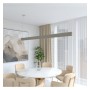 XXLED Linearlampe Pendelleuchte LED - LOLA Struktursteingrau - 0,5 m - 1m - 1,5m - 2m - Dimmbar - Produktansicht