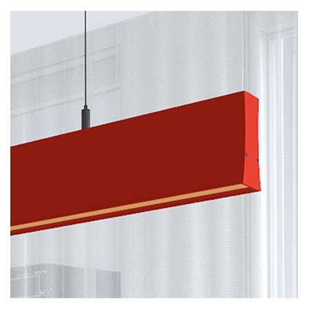 XXLED Linearlampe Pendelleuchte LED - LOLA Tomatenrot - 0,5 m - 1m - 1,5m - 2m - Dimmbar