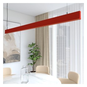 Sospensione LED Linearlampe - LOLA Rosso Pomodoro - 0,5 m - 1m - 1,5m - 2m - Dimmerabile