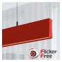 XXLED Linearlampe Pendelleuchte LED - LOLA Tomatenrot - 0,5 m - 1m - 1,5m - 2m - Dimmbar - technische Ansicht