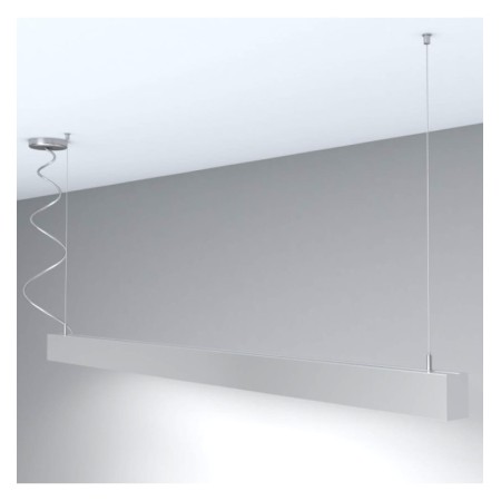 XXLED Linearlampe Pendelleuchte LED - MÜNCHEN SILBER - 0,5 m - 1m - 1,5m - 2m - IP54 - Dimmbar