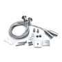 XXLED Linearlampe Pendelleuchte LED - MÜNCHEN SILBER - 0,5 m - 1m - 1,5m - 2m - IP54 - Dimmbar - technische Ansicht