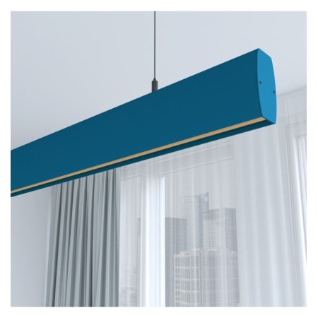 XXLED Linearlampe Pendelleuchte LED - RICHARD Azurblau - 0,5 m - 1m - 1,5m - 2m - Dimmbar