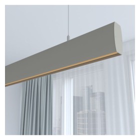 XXLED Linearlampe Pendelleuchte LED - RICHARD Grau - 0,5 m - 1m - 1,5m - 2m - Dimmbar