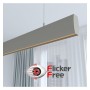 XXLED Linearlampe Pendelleuchte LED - RICHARD Grau - 0,5 m - 1m - 1,5m - 2m - Dimmbar - technische Ansicht