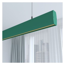 XXLED Linearlampe Pendelleuchte LED - RICHARD Patinagrün - 0,5 m - 1m - 1,5m - 2m - Dimmbar