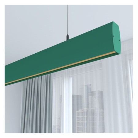 XXLED Linearlampe Pendelleuchte LED - RICHARD Patinagrün - 0,5 m - 1m - 1,5m - 2m - Dimmbar