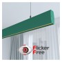 XXLED Linearlampe Pendelleuchte LED - RICHARD Patinagrün - 0,5 m - 1m - 1,5m - 2m - Dimmbar - technische Ansicht