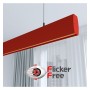 XXLED Linearlampe Pendelleuchte LED - RICHARD Tomate rot - 0,5 m - 1m - 1,5m - 2m - Dimmbar - technische Ansicht
