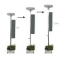 XXLED LED Strassenleuchte SOLAR 100W SUNWAY + Höhenverstellbarer tragbarer Ständer mit Rädern - technische Ansicht