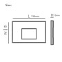 XXLED LED Leuchtfeuer - Slim - 3W - Rechteckig Schwarz - Oberfläche - Innen Aussen - IP65 - Detailansicht